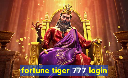 fortune tiger 777 login
